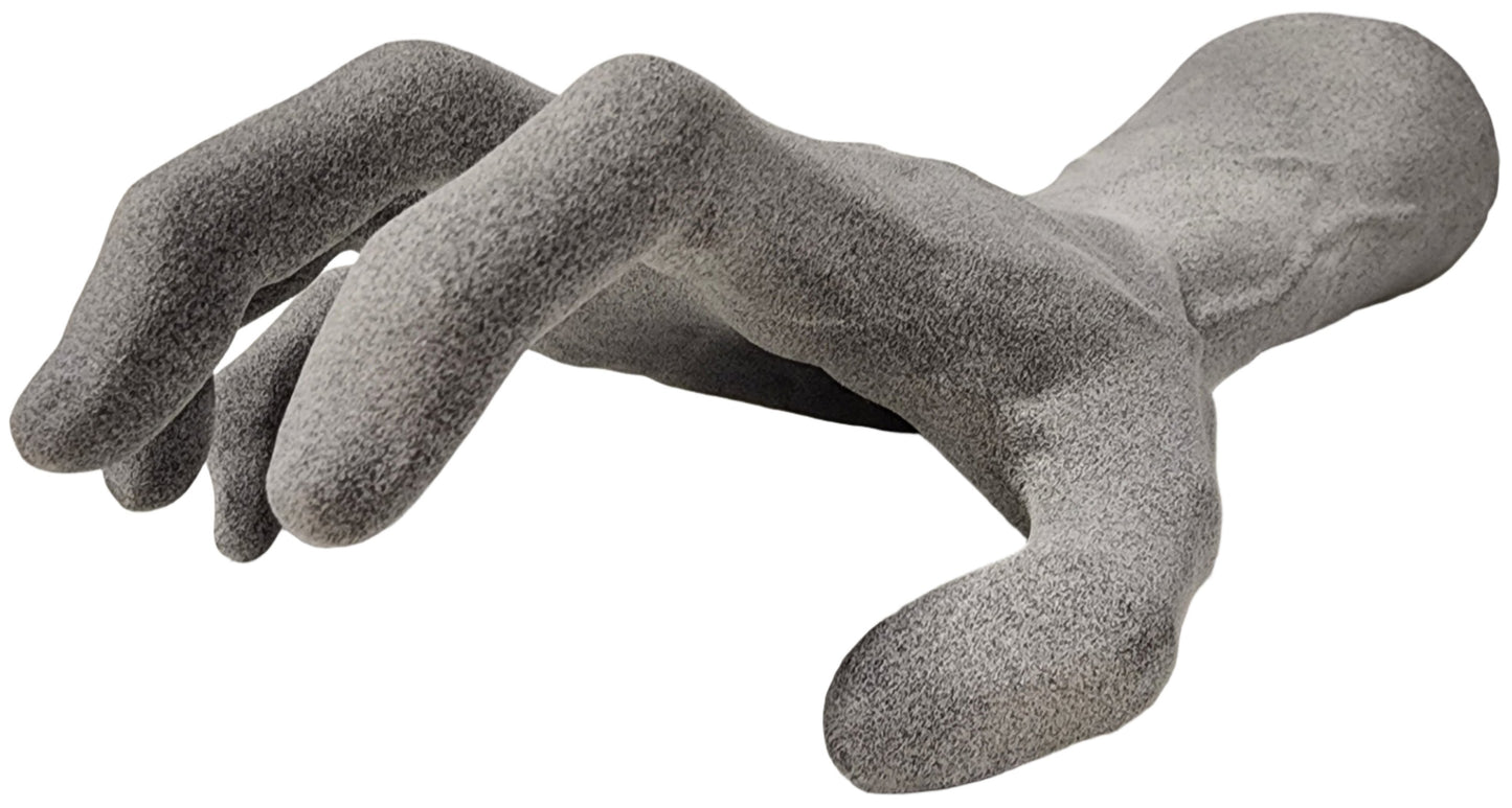 Gripping Hand Hanging Sculpture - Functional Wall Art Keyholder Organizer