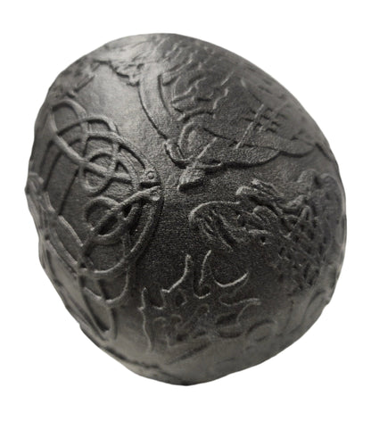 Intricate Celtic Knot Mystical Skull Statuette Bust - 1/2 Scale Paintable Miniature Model