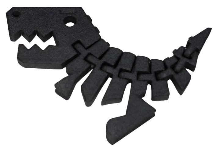 Fun Flexi T-Rex Dinosaur Bendable Toy Model / Large Keychain - Ready to Paint!