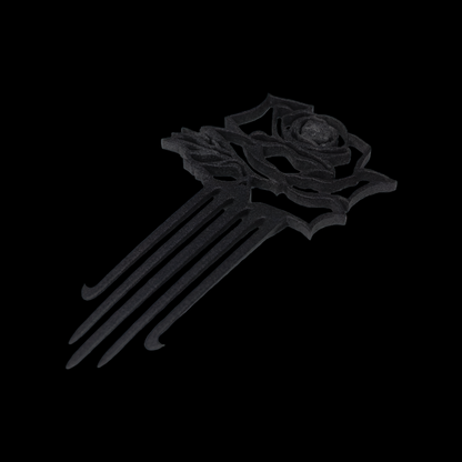 Timeless Rose Hair Brooch Pin