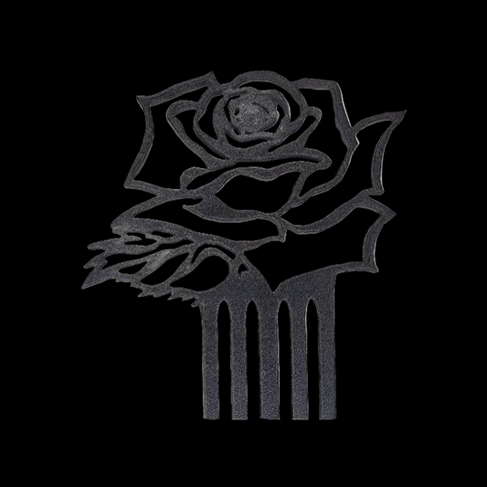 Timeless Rose Hair Brooch Pin