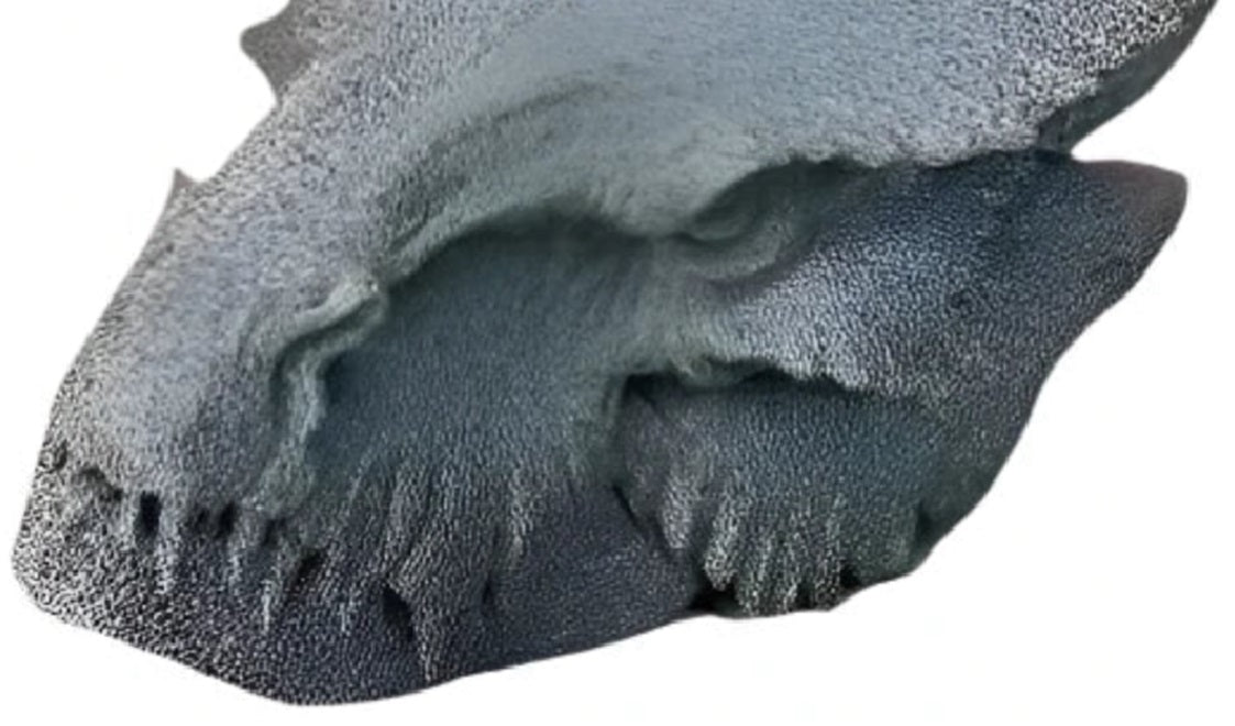 Grim Faced Dragon Statuette Bust - 1/100 Scale Paintable Miniature Model